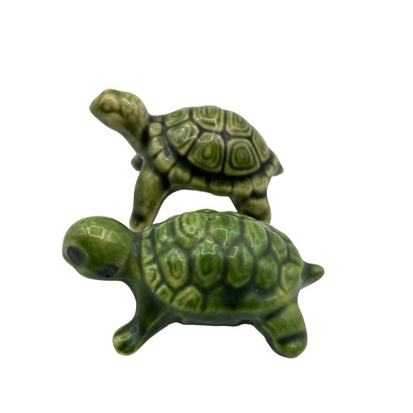 Vintage Ceramic Turtles Small Japan 50's to 60's 1 Hagen Renaker Coin Turtle - Picture 2 of 6